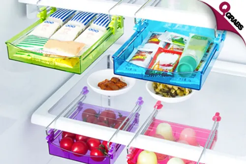 From QR29, Use Your Space Better with Sliding Shelf Organizers - Choose from 4 Nifty Colors! (Up to QR100 Value)